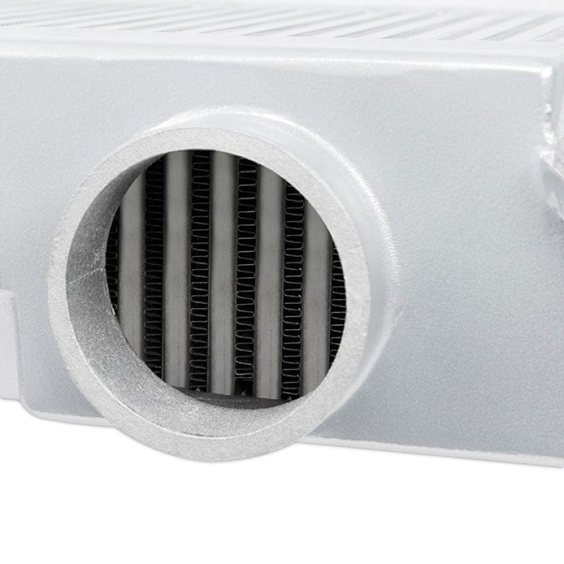 Mishimoto Mishimoto Subaru 08-15 WRX STi Top-Mount Intercooler Kit - Powder Coated Silver & Blue Hoses MISMMTMIC-STI-08SLBL