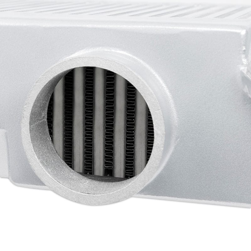 Mishimoto Mishimoto Subaru 08-15 WRX STi Top-Mount Intercooler Kit - Powder Coated Silver & Blue Hoses MISMMTMIC-STI-08SLBL