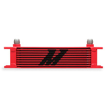 Load image into Gallery viewer, Mishimoto Mishimoto Universal 10 Row Oil Cooler - Red MISMMOC-10RD