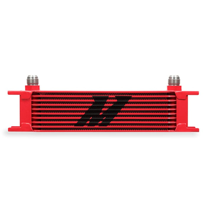 Mishimoto Mishimoto Universal 10 Row Oil Cooler - Red MISMMOC-10RD