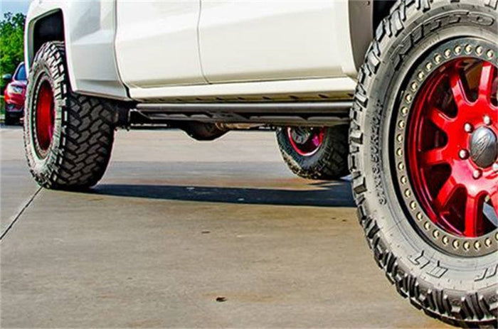 N-Fab N-Fab RKR Rails 16-17 Toyota Tacoma Double Cab - Tex. Black - 1.75in NFBT154RKRCC