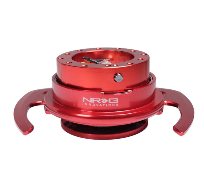 NRG NRG Quick Release Kit Gen 4.0 - Red Body / Red Ring w/ Handles NRGSRK-700RD