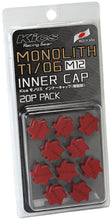 Load image into Gallery viewer, Project Kics Project Kics M12 Monolith Cap - Red (Only Works For M12 Monolith Lugs) - 20 Pcs PJKWCMF1R
