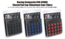 Load image into Gallery viewer, Project Kics Project Kics R40 Iconix Aluminum Cap Set 14x1.50 Red - 20 Pieces PJKWCIA4R