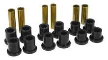 Load image into Gallery viewer, Prothane Prothane 73-79 Ford F350 2wd Rear Leaf Spring Bushings - Black PRO6-1006-BL