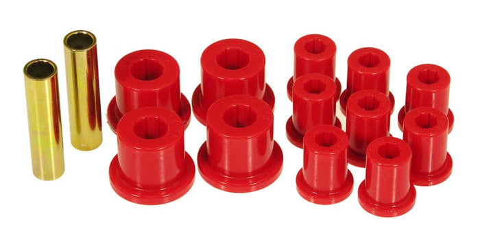 Prothane Prothane 76-86 Jeep CJ5/CJ7 Rear Spring & Shackle Bushings - Red PRO1-1003