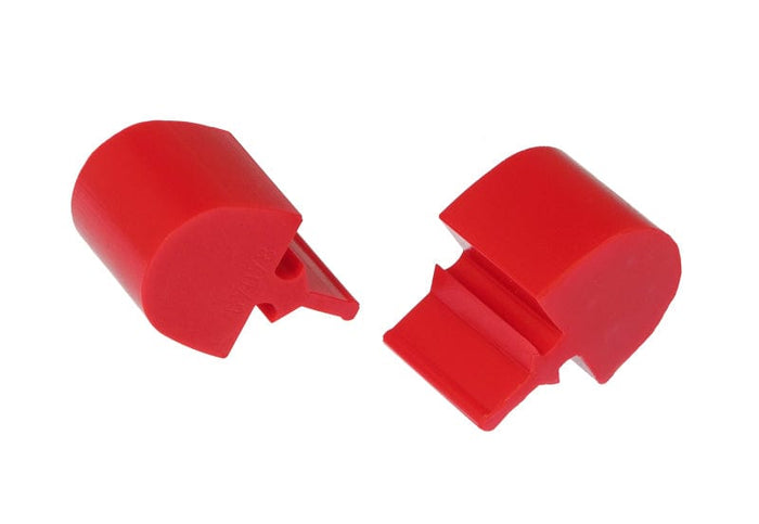 Prothane Prothane Universal Bump Stop Pull Through Style - Red PRO19-1324