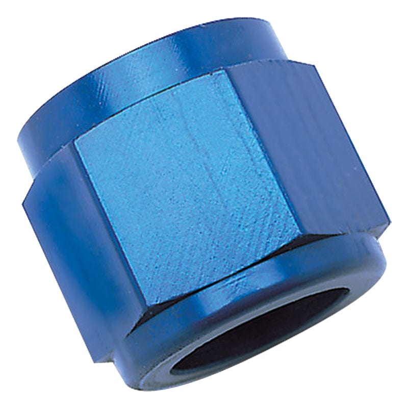 Russell Russell Performance -3 AN Tube Nuts 3/16in dia. (Blue) (6 pcs.) RUS660550