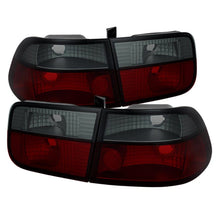 Load image into Gallery viewer, SPYDER Spyder Honda Civic 96-00 2Dr Crystal Tail Lights Red Smoke ALT-YD-HC96-2D-CRY-RS SPY5076557