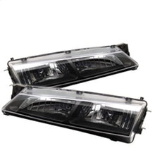 Load image into Gallery viewer, SPYDER Spyder Nissan 240SX 97-98 Crystal Headlights Black HD-YD-N294-BK SPY5012616