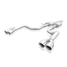 Load image into Gallery viewer, Stainless Works Stainless Works 15-19 Dodge Challenger 6.2L/6.4L Hemi 3in Legend Catback X-Pipe w/4in Quad Tips SSWCHAL16CBL4