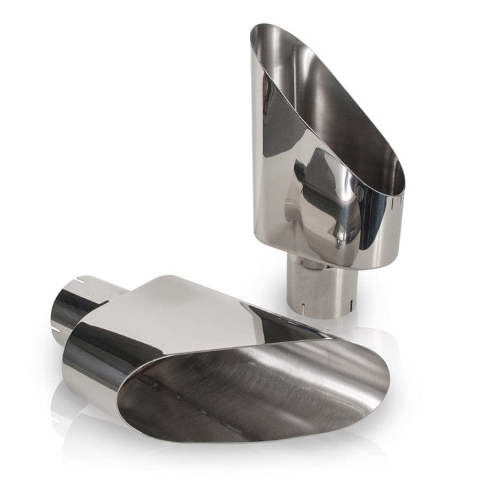 Stainless Works Stainless Works Big Oval Truck Side Tips -3in SSW782300