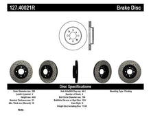Load image into Gallery viewer, Stoptech StopTech 90-01 Acura Integra (exc. Type R) / 01-05 Honda Civic / 07+ Honda Fit / 93-97 Del Sol VTEC STO127.40021R