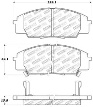 Load image into Gallery viewer, Stoptech StopTech Performance 00-09 S2000/06+ Civic Si/02-06 RSX-S (non base) Front Brake Pads STO309.08290