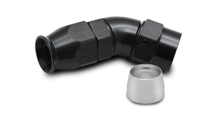 Vibrant Vibrant -10AN 45 Degree Hose End Fitting for PTFE Lined Hose VIB28410