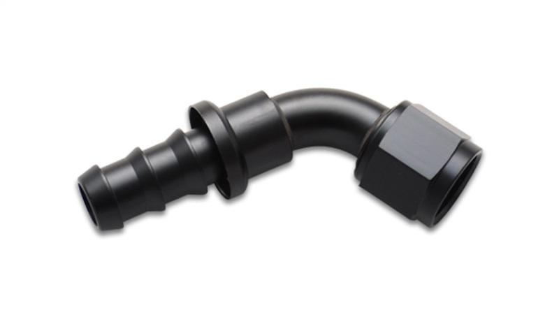Vibrant Vibrant Push-On 60 Degree Hose End Elbow FittingSize -10AN VIB22610