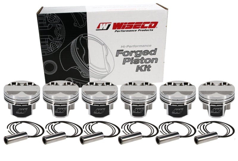 Wiseco Wiseco Toyota 2JZGTE 3.0L 86.5mm +.5mm Oversize Bore Asymmetric Skirt Piston Set WISK677M865AP